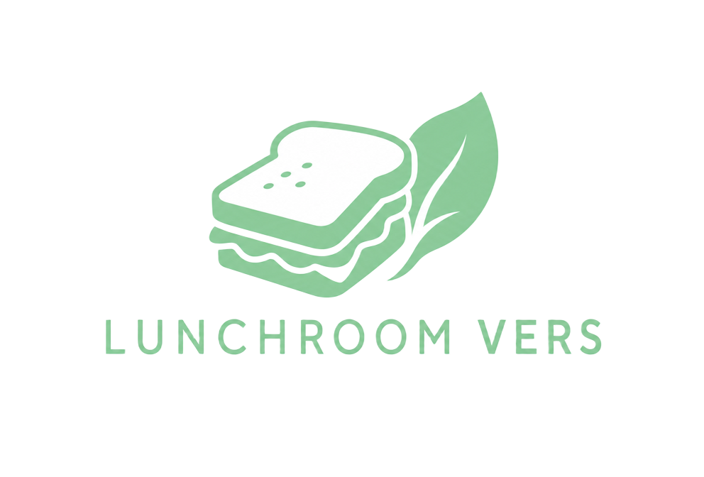 Logo · Staat altijd linksboven; positie en grootte liggen vast.